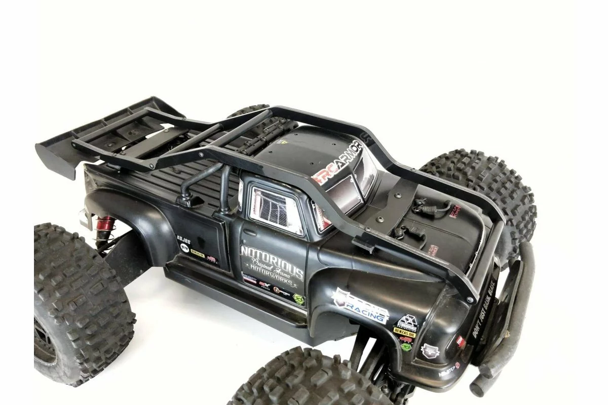 10143 | T-Bone Racing Black ARRMA Notorious R1 EXO External Roll Cage 5 10143 | T-Bone Racing Black ARRMA Notorious R1 EXO External Roll Cage - Image 3
