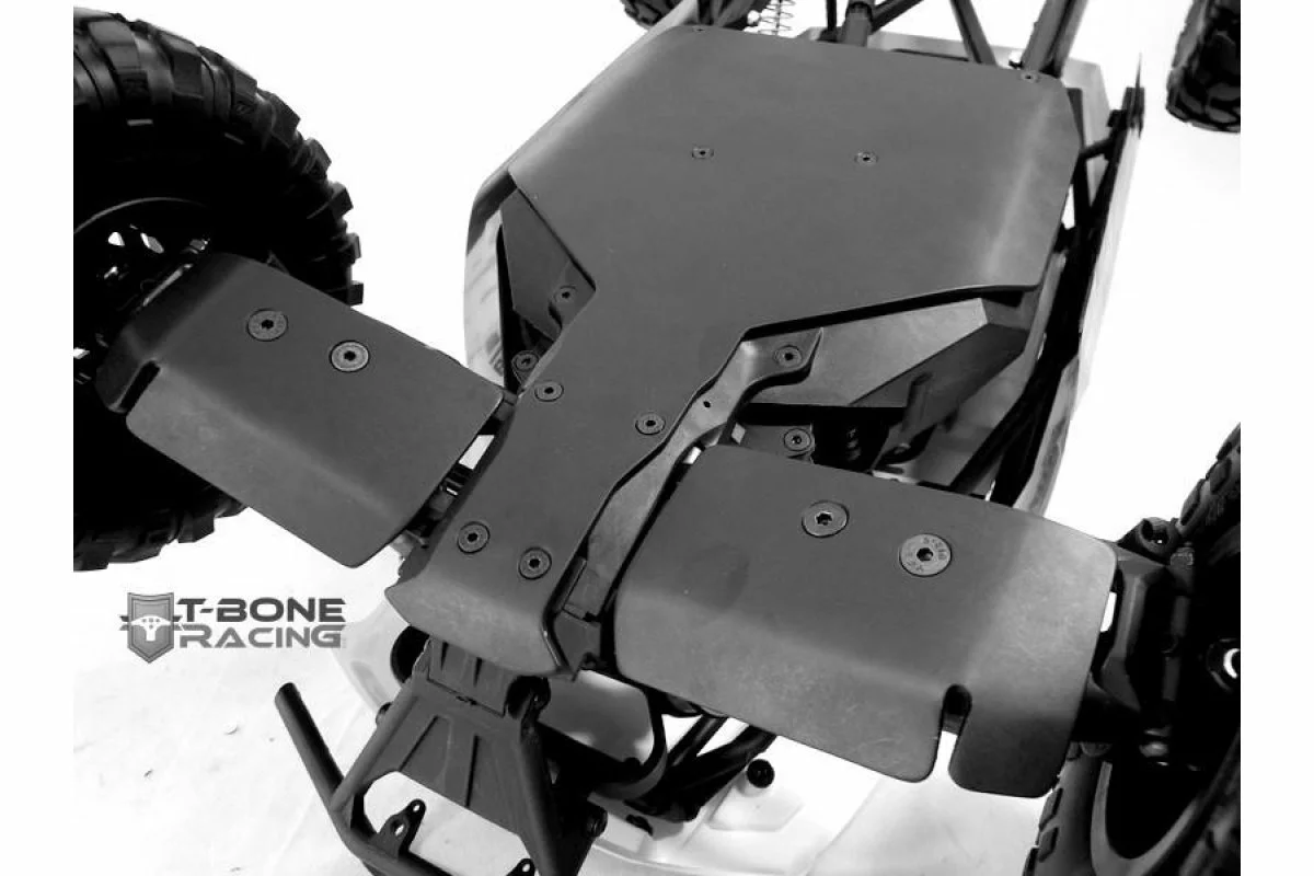 12016 | T-Bone Racing Black Axial Yeti Front Suspension Arm A-Skid Plate Set 4 12016 | T-Bone Racing Black Axial Yeti Front Suspension Arm A-Skid Plate Set - Image 2