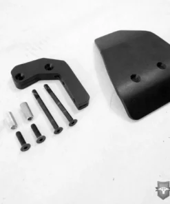 12036 | T-Bone Racing Black Axial Yeti Score Rear Differential Skid Plate Set