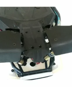 12039 | T-Bone Racing Black Axial Yeti Front RPM V2 Suspension Arm A-Skid Plate Set