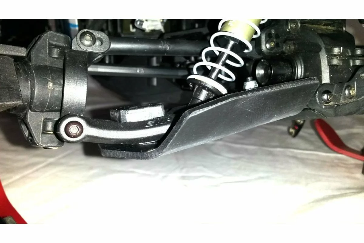 12039 | T-Bone Racing Black Axial Yeti Front RPM V2 Suspension Arm A-Skid Plate Set 4 12039 | T-Bone Racing Black Axial Yeti Front RPM V2 Suspension Arm A-Skid Plate Set - Image 2