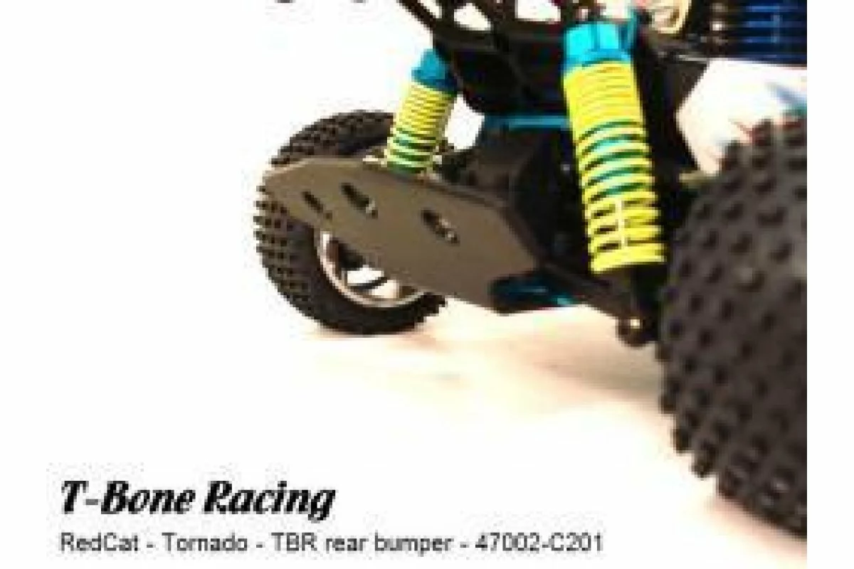 47002 | T-Bone Racing Black HSP Cheetah/Grampus Rear Bumper 5 47002 | T-Bone Racing Black HSP Cheetah/Grampus Rear Bumper - Image 3