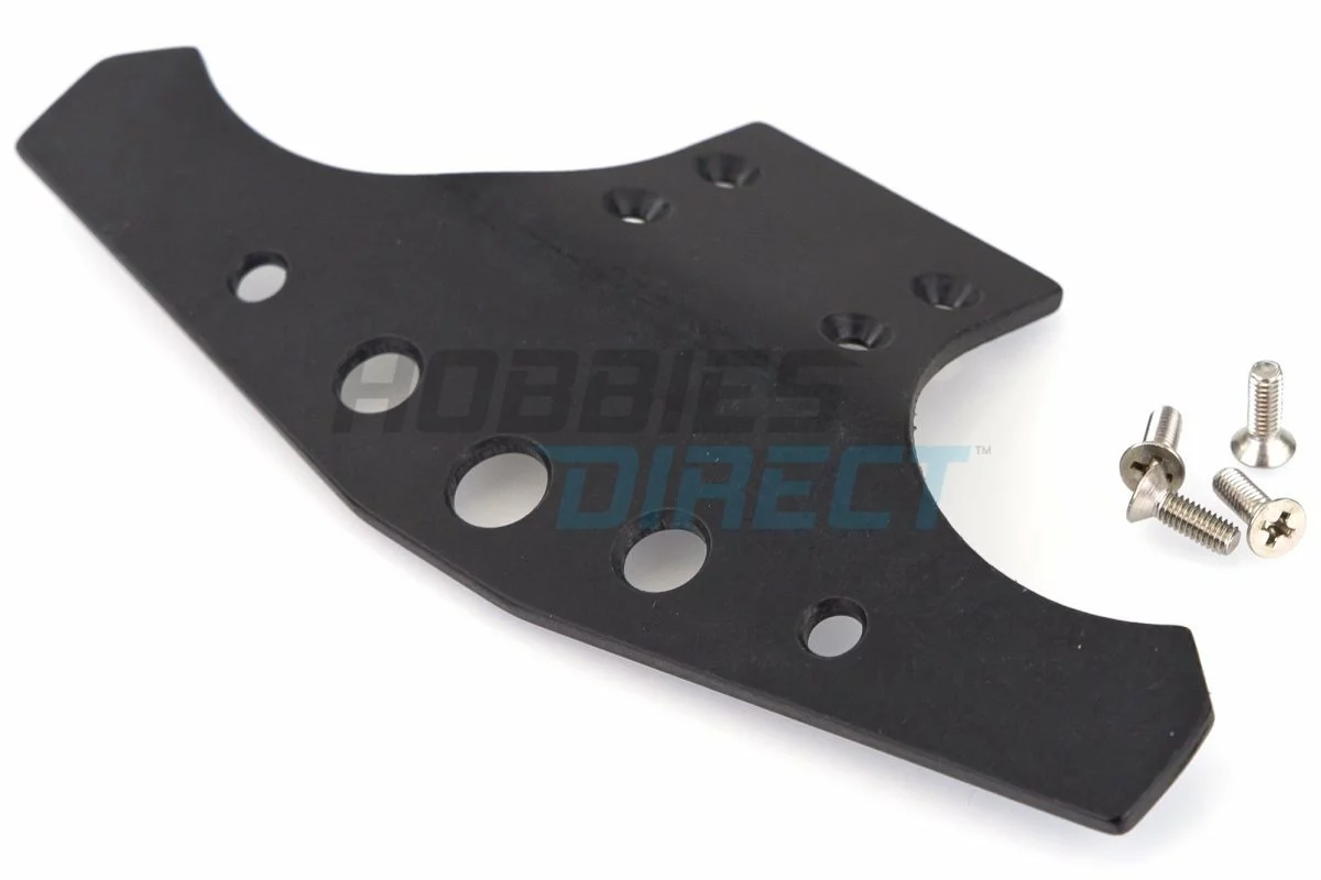 62002 | T-Bone Racing Black Traxxas Rustler Front Thrasher Bumper 4 62002 | T-Bone Racing Black Traxxas Rustler Front Thrasher Bumper - Image 2
