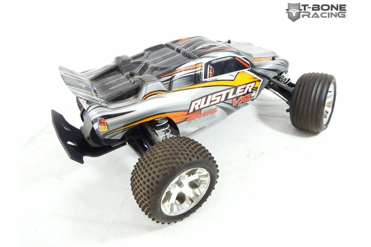 62010 | T-Bone Racing Black Traxxas Rustler VXL/XL5 BMG2 Rear Bumper 4 62010 | T-Bone Racing Black Traxxas Rustler VXL/XL5 BMG2 Rear Bumper - Image 2