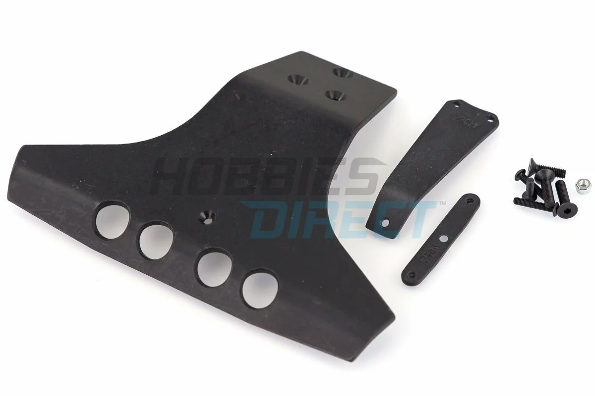 62074 | T-Bone Racing Black Traxxas Slash 4x4 LCG Front Basher Bumper 4 62074 | T-Bone Racing Black Traxxas Slash 4x4 LCG Front Basher Bumper - Image 2