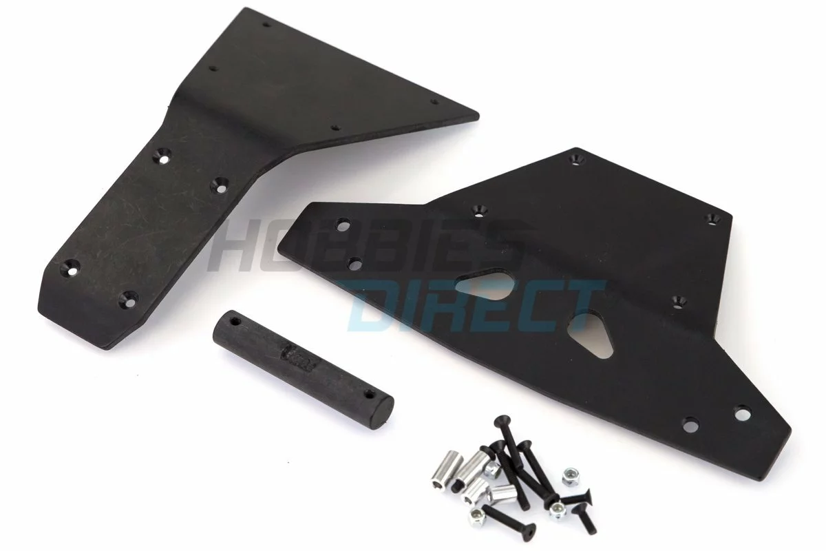 62113 | T-Bone Racing Black Traxxas 1/10 Summit Rear Monster Bumper Skid 4 62113 | T-Bone Racing Black Traxxas 1/10 Summit Rear Monster Bumper Skid - Image 2