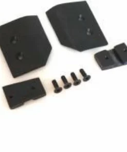 62134 | T-Bone Racing Black Traxxas Slash 4x4 LCG A-Skid Plate For RPM Suspension Arms