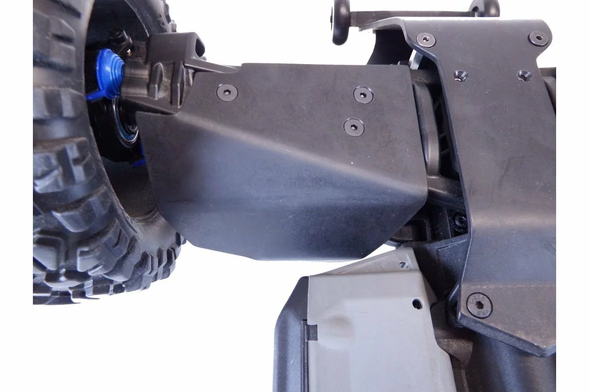 62193 | T-Bone Racing Black Traxxas E-Revo VXL 2.0 Rear Suspension Arm A-Skid Plate Set 3 62193 | T-Bone Racing Black Traxxas E-Revo VXL 2.0 Rear Suspension Arm A-Skid Plate Set