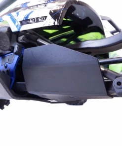 62196 | T-Bone Racing Black Traxxas E-Revo VXL 2.0 Front Suspension Arm A-Skid Plate Set