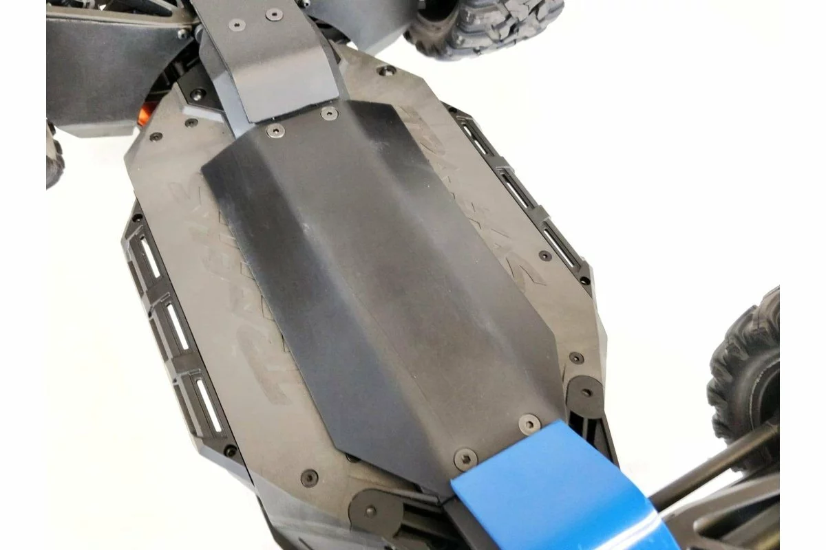 62217 | T-Bone Racing Black Traxxas Maxx 4S Chassis Skid Plate Set 4 62217 | T-Bone Racing Black Traxxas Maxx 4S Chassis Skid Plate Set - Image 2