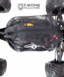 T-Bone Racing 85058 | Dusty Motors Black ARRMA Outcast, Talion And Kraton Pre Filter Chassis Cover